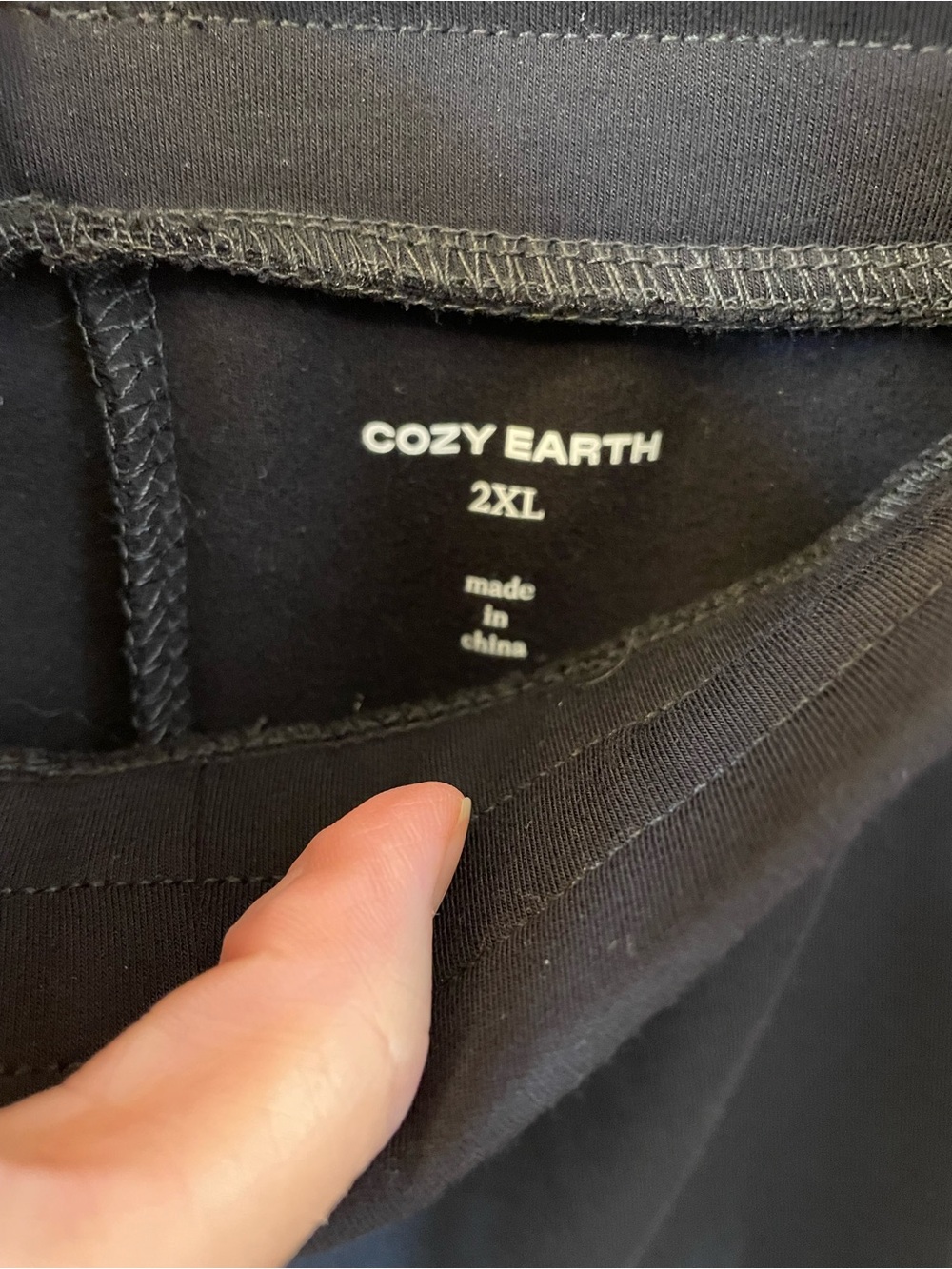 Women's Cozy Earth Brushed Bamboo Black Shorts - Picture 5 of 7